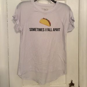 Sometimes I fall apart taco T-shirt 🌮